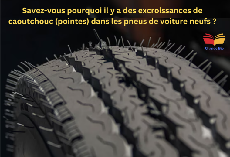 Savez-vous pourquoi il y a des excroissances de caoutchouc (pointes) dans les pneus de voiture neufs ?